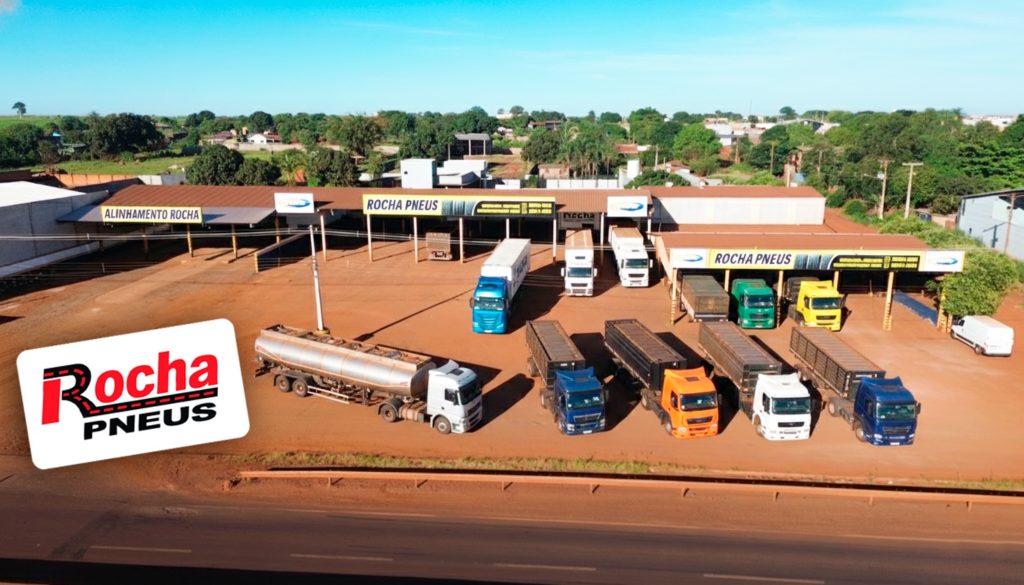 rocha pneus unidade dourados imagem aerea